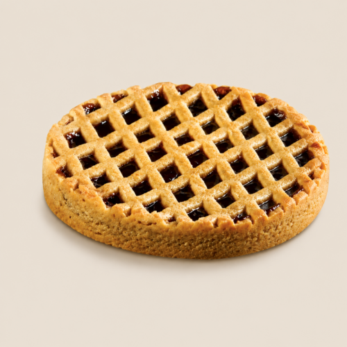 crostata di pasta frolla al burro con composta di frutta in diverse proposte