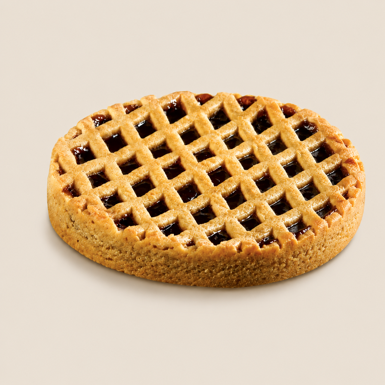 crostata di pasta frolla al burro con composta di frutta in diverse proposte