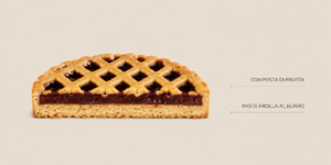 crostata di composta di frutta crostata con pasta frolla ricca di burro e composta di frutta