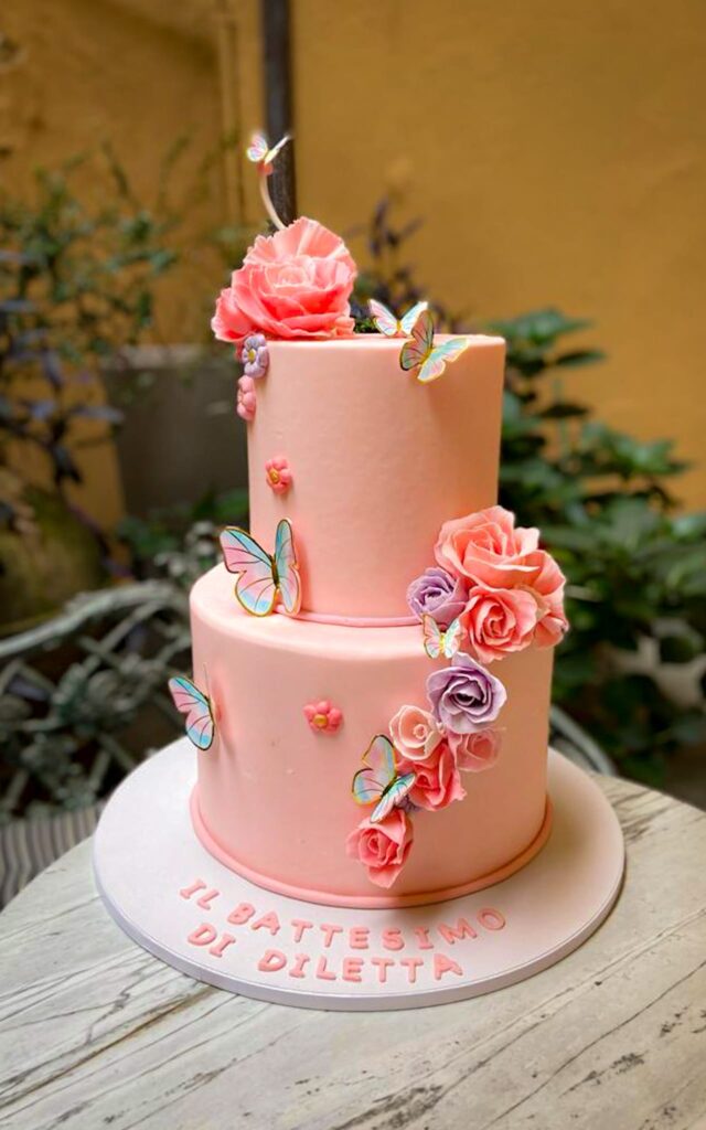 torta battesimo con farfalle torta per battesimo bimba decorativa con farfalle
